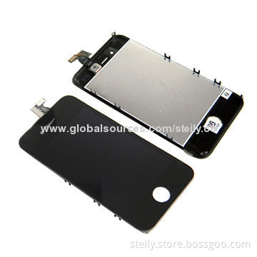 LCD Screen and Digitizer Assembly for iPhone 4/4S/5/5S/5C, Black and White